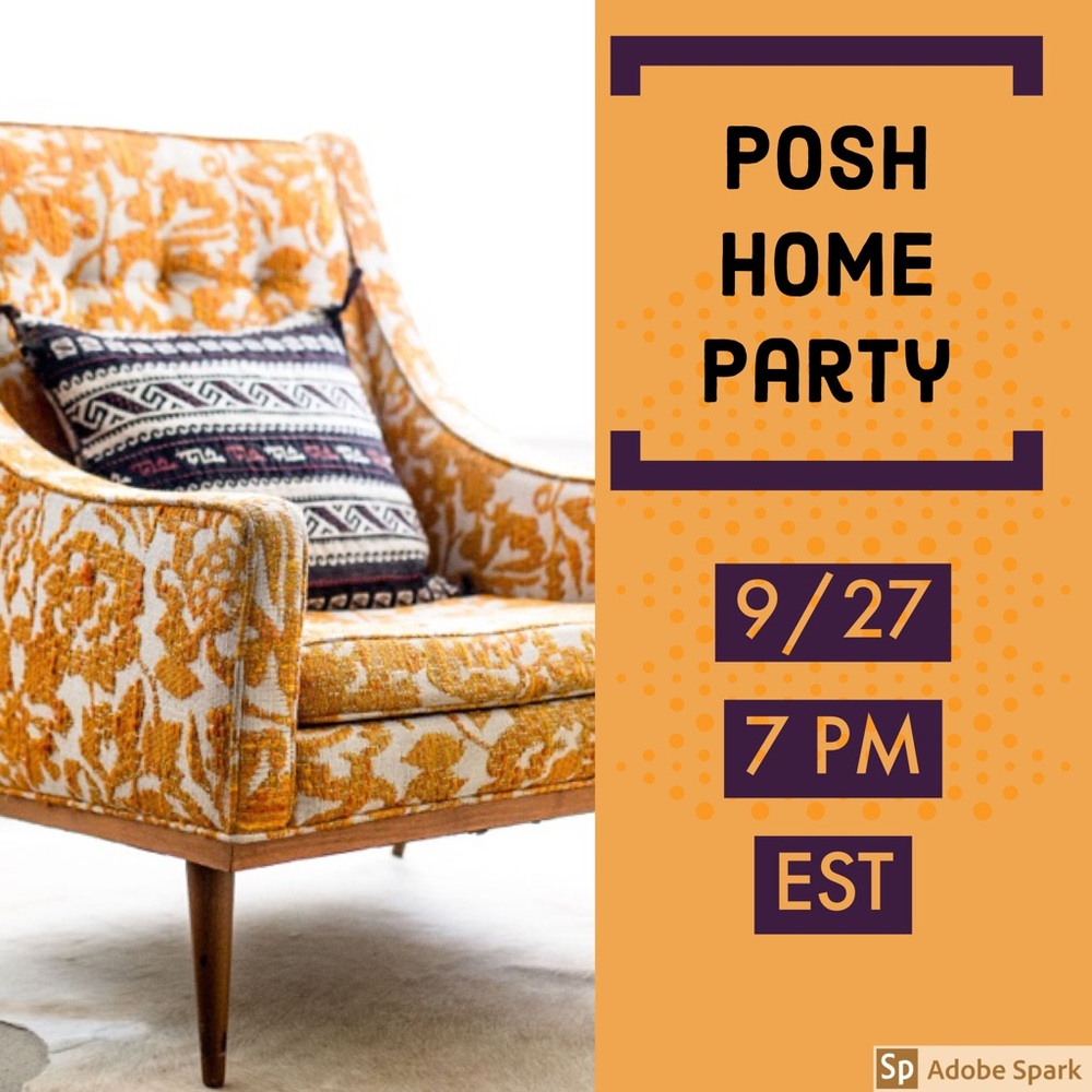 Co-HOSTING Posh {HOME} Party 9/27 @ 7pm EST - Picture 2 of 3